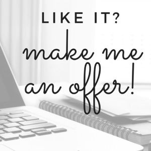 don't like the price? make an offer or bundle!